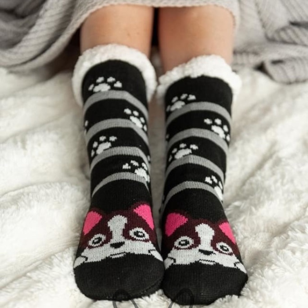Non Slip Sherpa Lined Socks